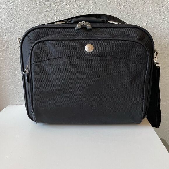 DELL Laptop Computer Nylon Briefcase EUC - Picture 1 of 8